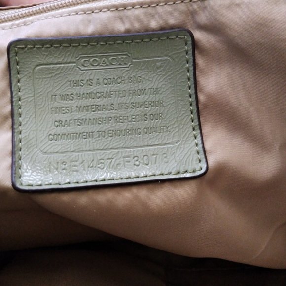 Green Coach Monogram Backpack - Picture 4 of 7